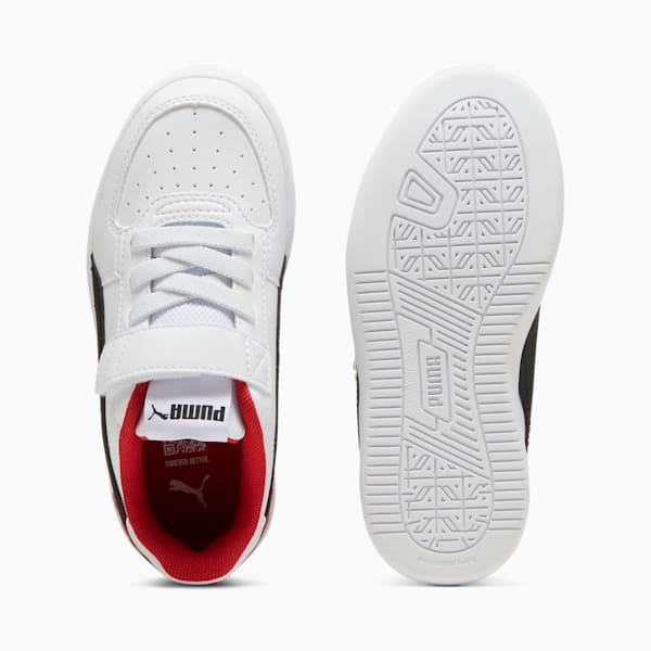 Tenis para niños Scuderia Ferrari Caven 2.0, PUMA White-PUMA Black-Rosso Corsa, large-MEX