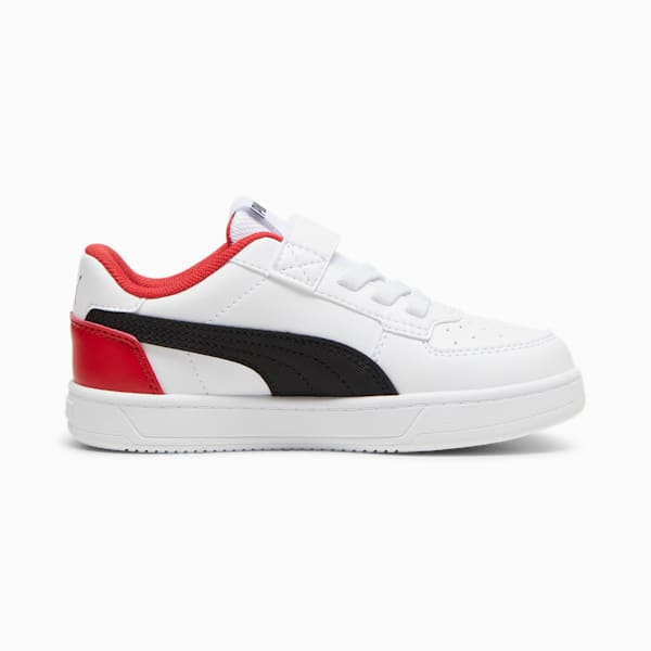 Scuderia Ferrari HP Caven 2.0 Kids' Sneakers, PUMA White-PUMA Black-Rosso Corsa, large-ZAF