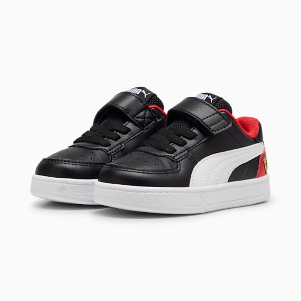Scuderia Ferrari Caven 2.0 Toddlers' Sneakers, PUMA Black-PUMA White-Rosso Corsa, large-MEX