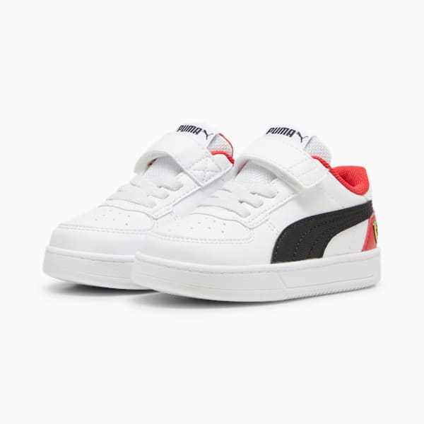 Scuderia Ferrari HP Caven 2.0 Toddlers' Sneakers, PUMA White-PUMA Black-Rosso Corsa, large-ZAF