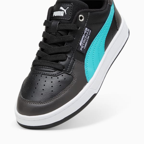 Mercedes-AMG PETRONAS Caven 2.0 Youth Sneakers, PUMA Black-Sheen Green, large-ZAF