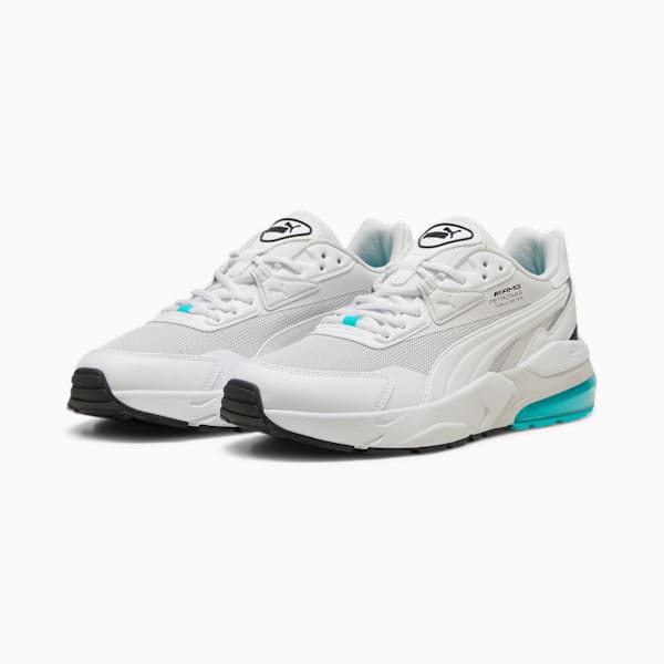 Mercedes-AMG Petronas Motorsport VIS2K Motorsport Shoe, Feather Gray-PUMA White-Sheen Green, large-MEX