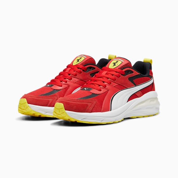 Tenis Scuderia Ferrari Tune Cat, Rosso Corsa-PUMA White-Speed Yellow, large-MEX