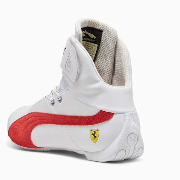 Scuderia Ferrari Future Cat Mid Sneakers, PUMA White-Rosso Corsa, large-MEX
