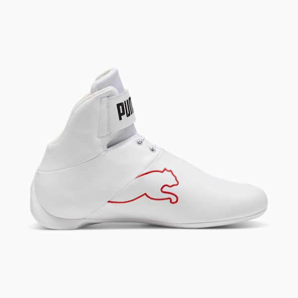 Scuderia Ferrari Future Cat Mid Sneakers, PUMA White-Rosso Corsa, large-MEX