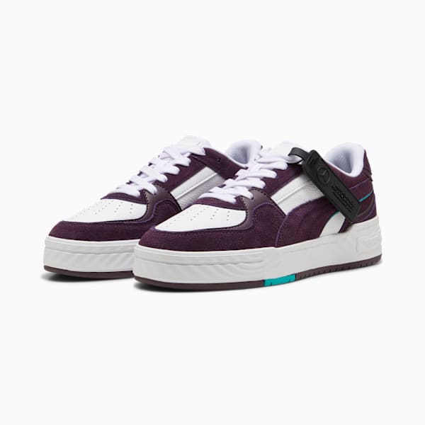 Mercedes-AMG Petronas F1 CA Pro Crush Sneakers Unisex, PUMA White-Midnight Plum, large-MEX