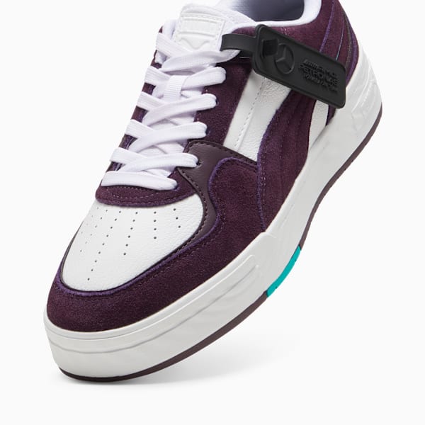 Mercedes-AMG Petronas F1 CA Pro Crush Sneakers Unisex, PUMA White-Midnight Plum, large-MEX