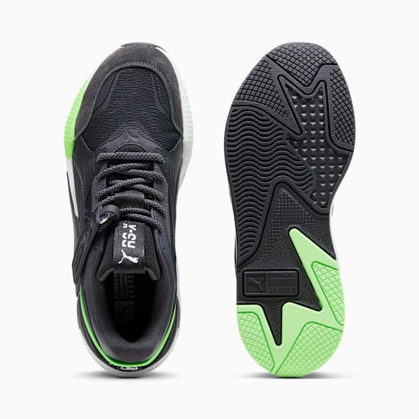 Mercedes-AMG Petronas F1 RS-X Textile Sneakers Unisex, PUMA Black-PUMA White-Fizzy Green, large-MEX