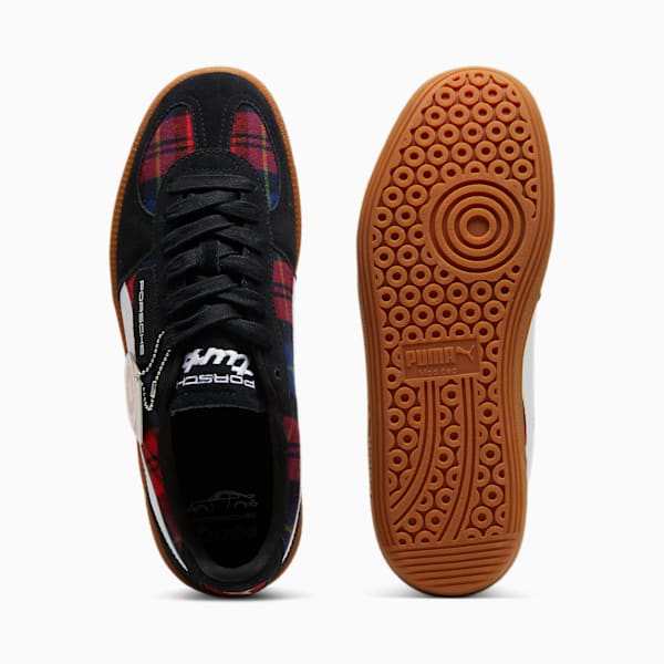 PUMA x PORSCHE LEGACY Palermo Tartan Sneakers Unisex, PUMA Black-PUMA White, large-ZAF