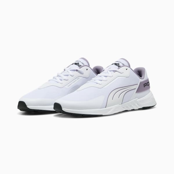 Porsche Legacy Tiburion Logo Turbo Sneakers Unisex, PUMA White-Pale Plum, large-ZAF