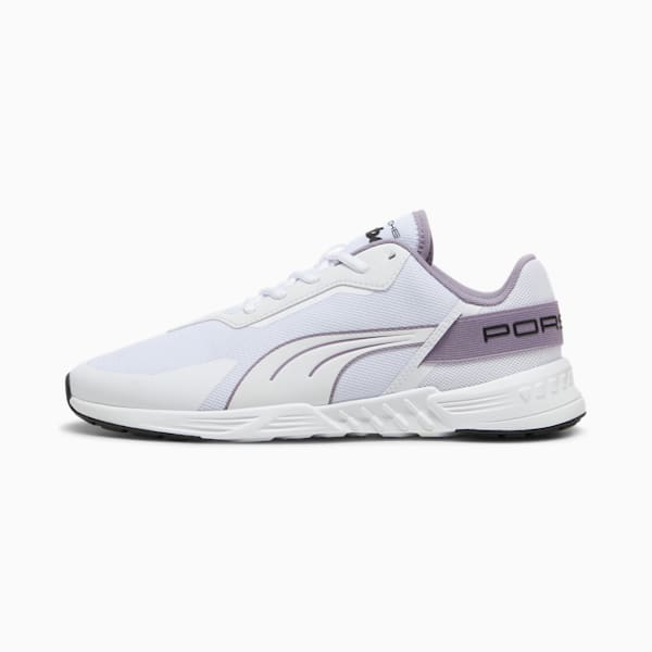 Porsche Legacy Tiburion Logo Turbo Sneakers Unisex, PUMA White-Pale Plum, large-ZAF