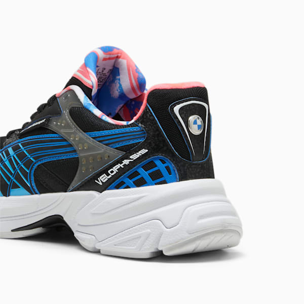 BMW M Motorsport Velophasis Neon Sneakers Unisex, PUMA Black-Luminous Blue-Sunset Glow, large-ZAF