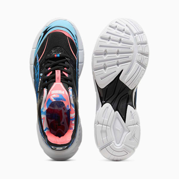 BMW M Motorsport Velophasis Neon Sneakers Unisex, PUMA Black-Luminous Blue-Sunset Glow, large-ZAF