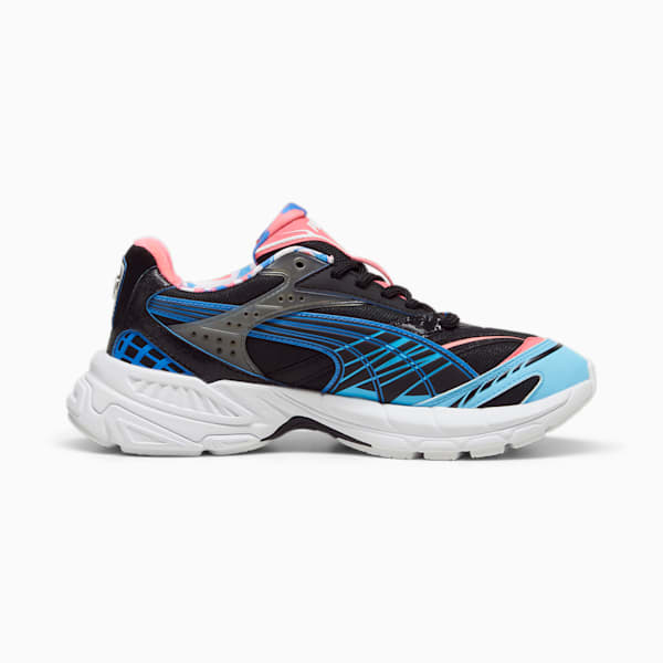 BMW M Motorsport Velophasis Neon Sneakers Unisex, PUMA Black-Luminous Blue-Sunset Glow, large-ZAF