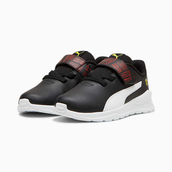 Scuderia Ferrari Anzarun LS AC+ Sneakers Kids, PUMA Black-PUMA White, large-MEX