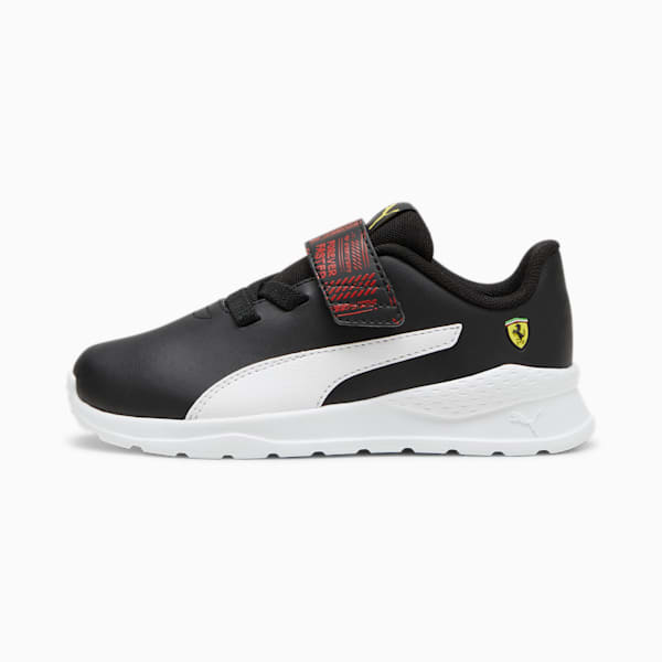 Scuderia Ferrari Anzarun LS AC+ Sneakers Kids, PUMA Black-PUMA White, large-MEX