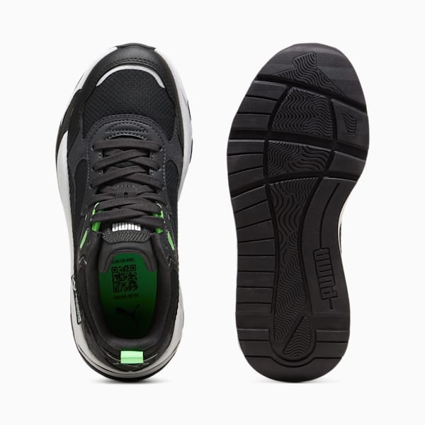 Mercedes-AMG Petronas F1® Trinity Sneakers Youth, PUMA Black-Fizzy Green, large-ZAF