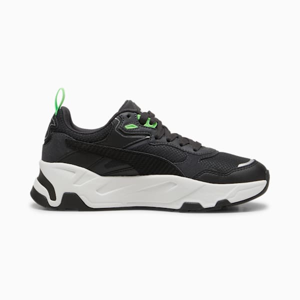 Mercedes-AMG Petronas F1® Trinity Sneakers Youth, PUMA Black-Fizzy Green, large-ZAF