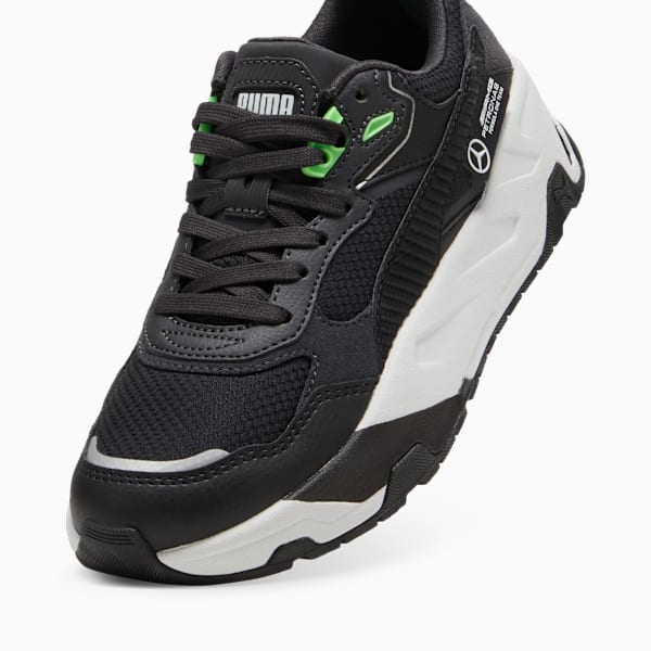 Mercedes-AMG Petronas F1 Trinity Sneakers Youth, PUMA Black-Fizzy Green, large-MEX