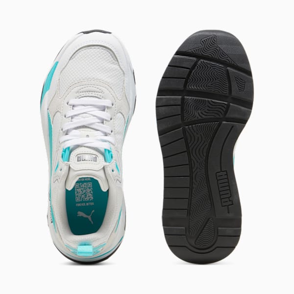 Mercedes-AMG Petronas F1 Trinity Sneakers Youth, PUMA White-Sheen Green, large-MEX