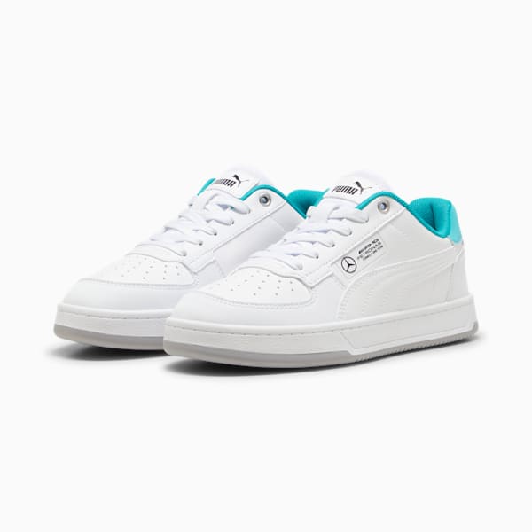 Mercedes-AMG Petronas F1® Caven 2.0 Sneakers Youth, PUMA White-Sheen Green, large-ZAF