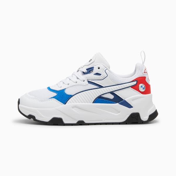 Tenis Hombre BMW M Motorsport Trinity, PUMA White-Pro Blue-Pop Red, large-MEX