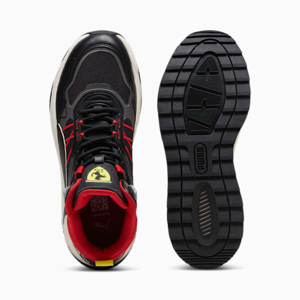 Tenis Hombre Scuderia Ferrari Trinity Mid, PUMA Black-Rosso Corsa, large-MEX