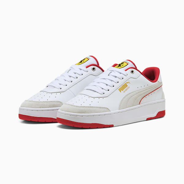Tenis Scuderia Ferrari Tune Cat, PUMA White-Rosso Corsa, large-MEX