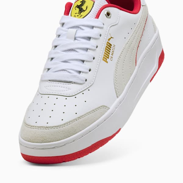Tenis Scuderia Ferrari Tune Cat, PUMA White-Rosso Corsa, large-MEX