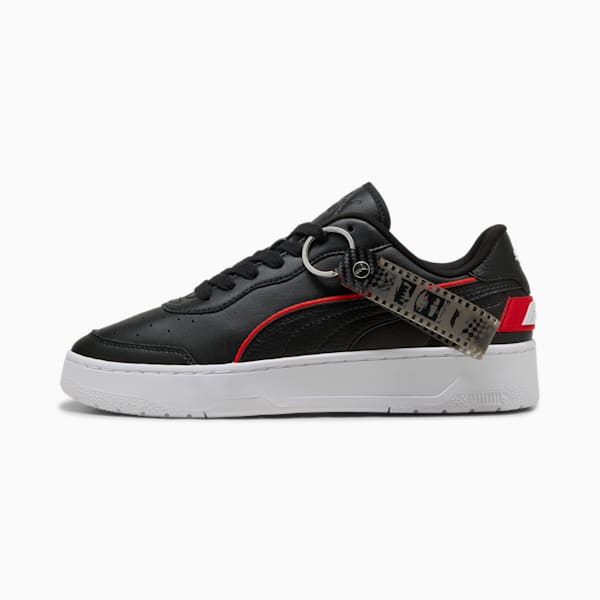 F1® CA Match Sneakers Unisex, PUMA Black-Pop Red, large-ZAF