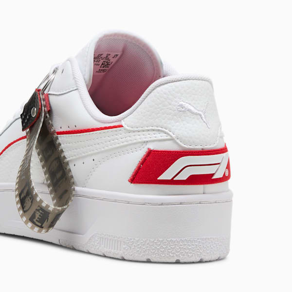 F1® CA Match Sneakers Unisex, PUMA White-Pop Red, large-MEX