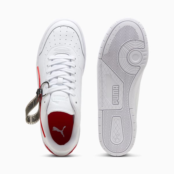 F1® CA Match Sneakers Unisex, PUMA White-Pop Red, large-MEX