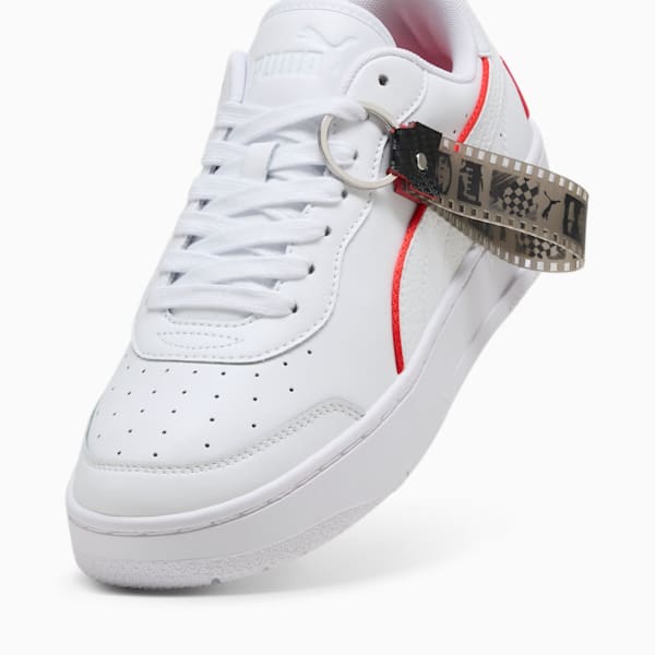 F1® CA Match Sneakers Unisex, PUMA White-Pop Red, large-MEX