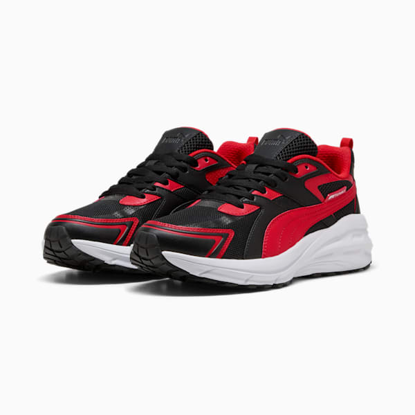 F1 Hypnotic LS Sneakers, PUMA Black-Pop Red, large-MEX