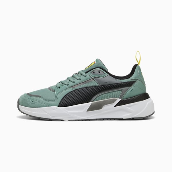 Scuderia Ferrari Trinity 2 Sneakers Unisex, PUMA Black-Green Moon, large-MEX