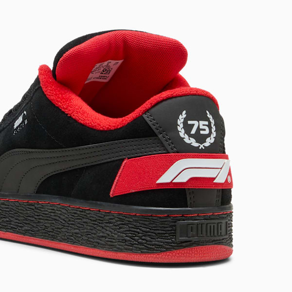 F1® 75 Yrs Suede XL Sneakers Unisex, PUMA Black-Pop Red, large-ZAF