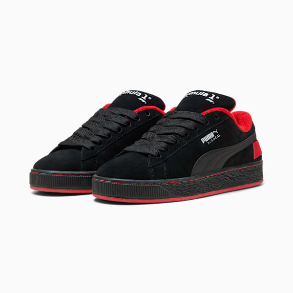 F1® 75 Yrs Suede XL Sneakers Unisex, PUMA Black-Pop Red, large-ZAF