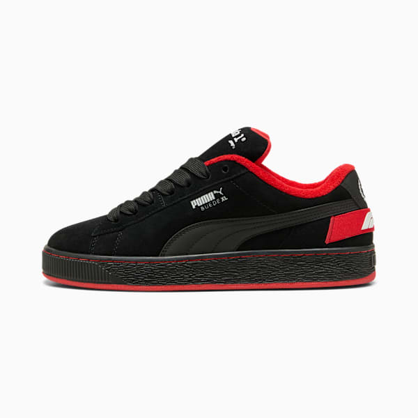 F1® 75 Yrs Suede XL Sneakers Unisex, PUMA Black-Pop Red, large-ZAF