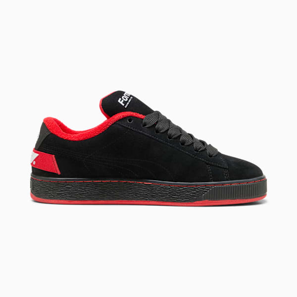 F1® 75 Yrs Suede XL Sneakers Unisex, PUMA Black-Pop Red, large-ZAF