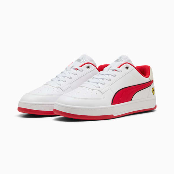 Scuderia Ferrari Caven 2.0 Sneakers Unisex, PUMA White-Rosso Corsa, large-ZAF