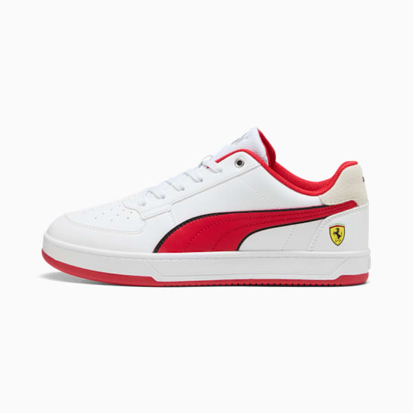 Scuderia Ferrari Caven 2.0 Sneakers Unisex, PUMA White-Rosso Corsa, large-ZAF
