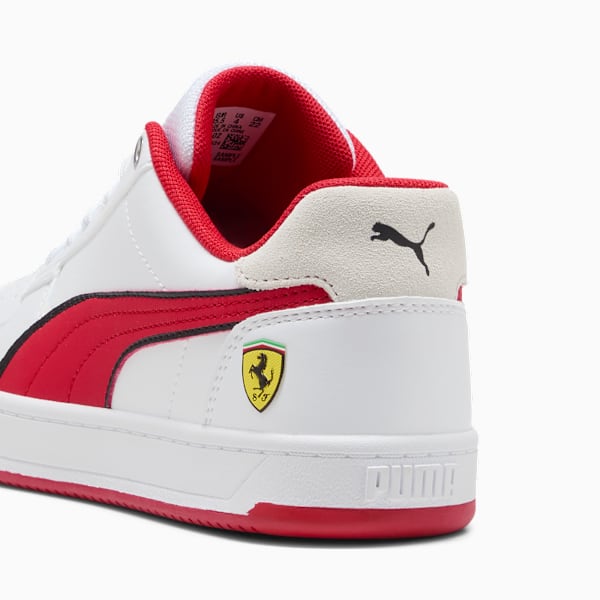Scuderia Ferrari Caven 2.0 Sneakers Youth, PUMA White-Rosso Corsa, large-ZAF