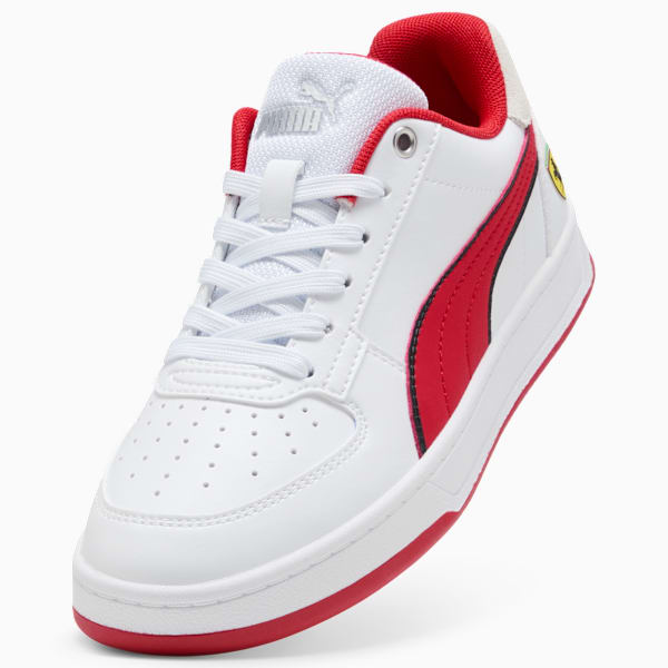 Scuderia Ferrari Caven 2.0 Sneakers Youth, PUMA White-Rosso Corsa, large-ZAF