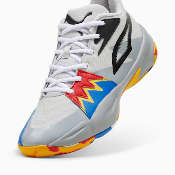 Genetics Basketball Shoes, Glacial Gray-Cool Mid Gray, large-ZAF