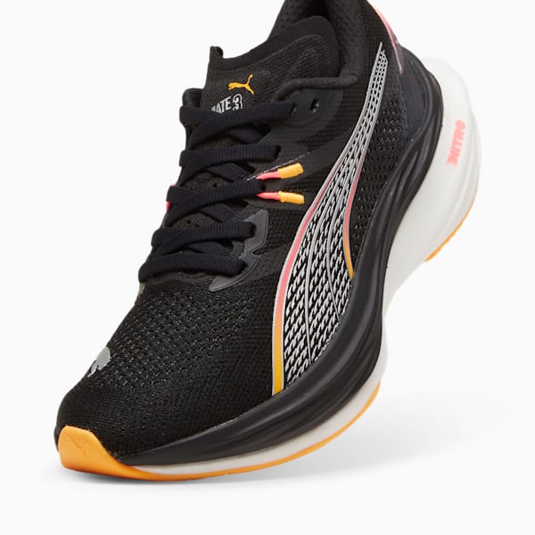 Zapatillas de running Deviate NITRO™ 3 para mujer, PUMA Black-Sunset Glow-Sun Stream, large-ARG