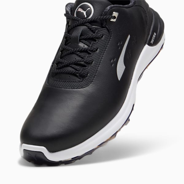 Phantomcat NITRO™+ Men's Golf Shoes, PUMA Black-PUMA Silver-Yellow Sizzle, large-ZAF