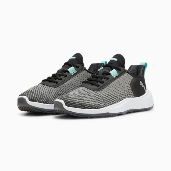 Fusion Crush Sport Women's Golf Shoes, PUMA Black-Mint, large-ZAF