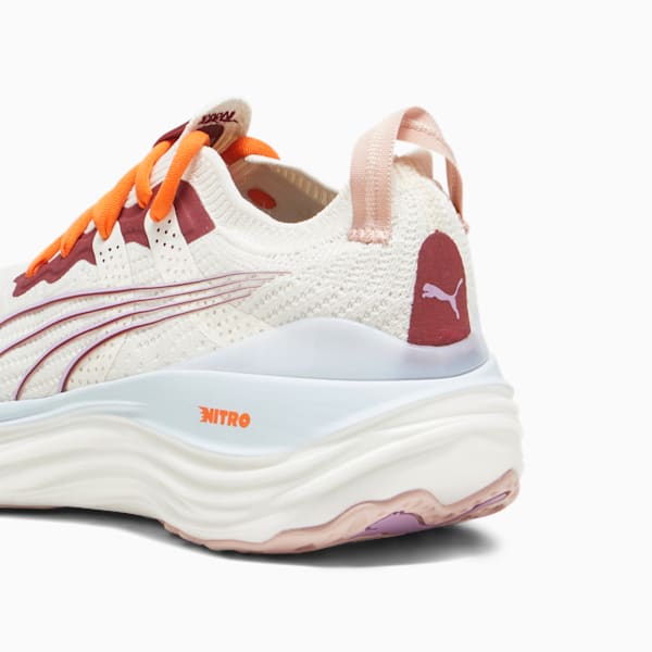 Zapatillas de running para mujer ForeverRun NITRO™ Lemlem, Warm White-Icy Blue-Team Regal Red, large-ARG