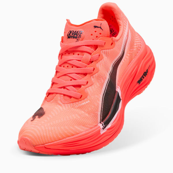 Tenis de running para mujer Deviate NITRO Elite 3, Glowing Red-PUMA Black, large-MEX