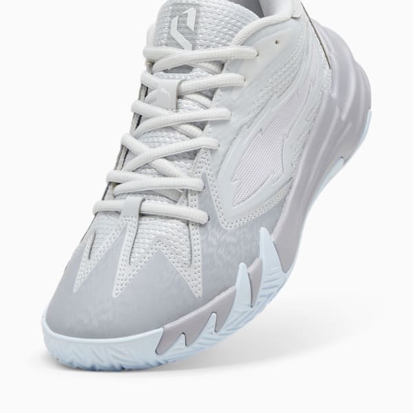 Scoot Zeros Grey Ice Youth Basketball Shoes, Silver Mist-Gray Fog, large-ZAF